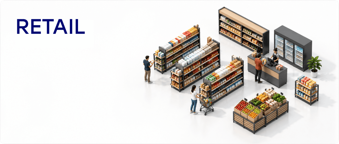 Retail sales and inventory dashboard